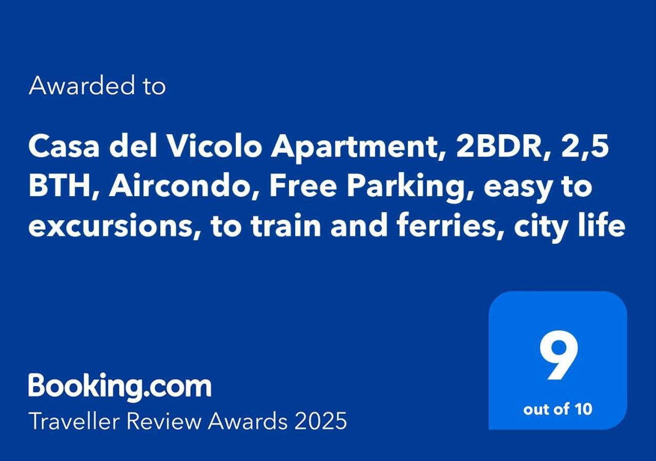 לה ספציה Vicolo Apartment, Pedestrian Centre, 2Bdr, 2,5 Bth, Aircondo, Private Parking, Easy To Train And Ferries, City Life מראה חיצוני תמונה